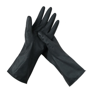 Gants épaissis en latex Gants de lavage Gants en caoutchouc résistants aux alcalis acides en plastique industriels - Product Image 3