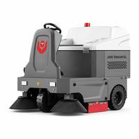Machine à balayer les sols CleanHorse M3 pour hôtel, supermarché, électrique, 1400 mm, équipement de balayage commercial avec aspiration