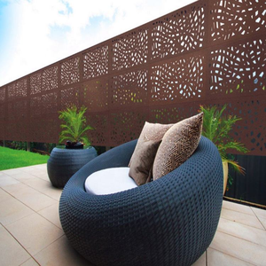 Paneles de Cerca Modernos y Ecológicos de Acero Resistente a la Intemperie con Altura Personalizable y Servicio de Modelado 3D - Product Image 4