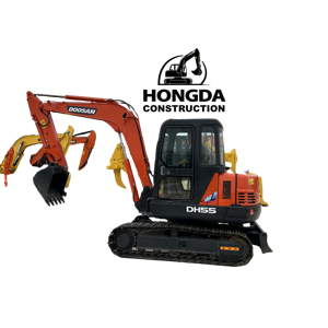 รถขุดขนาดเล็ก Doosan จากเกาหลีใช้ DH55ขุดขนาดเล็ก DH 55 60 75 150 225 - Product Image 1