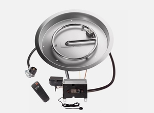300*900mm Rectángulo Drop-In Control remoto Fire Pit Pan Acero inoxidable 92.000 BTU <span class=keywords><strong>Gas</strong></span> <span class=keywords><strong>Natural</strong></span>/<span class=keywords><strong>Propano</strong></span> DIY <span class=keywords><strong>Gas</strong></span> al aire libre Fire Pits - Product Image 3