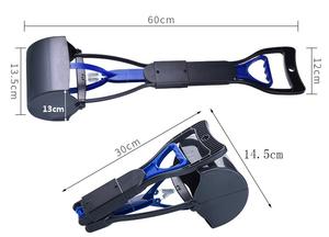Ağır olmayan kırılabilir ABS plastik köpek <span class=keywords><strong>Poop</strong></span> <span class=keywords><strong>Scooper</strong></span> uzun sap kolay kullanım katlanabilir dayanıklı kullanımlık taşınabilir Pet Pooper <span class=keywords><strong>Scooper</strong></span> - Product Image 4