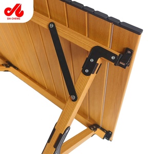 Outdoor Gevouwen Draagbare En Gemakkelijk Te Dragen Meubels Massief Hout Camping Barbecue Ei Roll Tafel - Product Image 4
