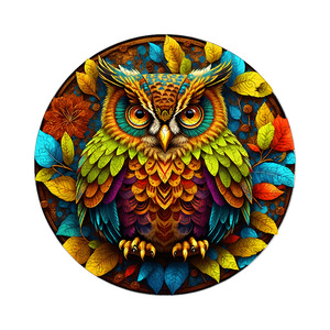 Hamaileon Rừng Owl Tự Làm Bằng Gỗ Trò Chơi Ghép Hình Câu Đố 1000 + Thiết Kế 4 Kích Thước Cá Nhân Với Giấy Hoặc Bằng Gỗ Hộp Quà Tặng - Product Image 1
