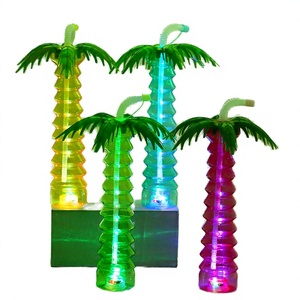 Gobelets à slush en forme de palmier de Unitedplastics, gobelets en plastique en forme de palmier pour boissons glacées - Product Image 4