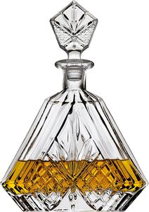 Ensemble de carafe à <span class=keywords><strong>whisky</strong></span> de luxe avec 2 verres à <span class=keywords><strong>whisky</strong></span> à l'ancienne en cristal sans plomb, capacité de 750 ml, coupe irlandaise triangulaire, pour liqueur, <span class=keywords><strong>scotch</strong></span>, bourbon - Product Image 2