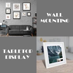 HOMCO Wholesale MDF Picture <strong>Frames</strong> 3 Colors Modern <strong>Square</strong> with Mat Customized Photo <strong>Frame</strong> for Home Decorative - Product Image 6