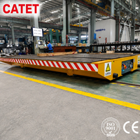 Carro de transferencia ferroviaria de 30 toneladas para manejo en muelles de fábrica, carro de transporte plano eléctrico para movimiento de carga pesada