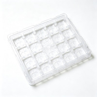 Plateau d'insertion en blister PET transparent pour le tri et la manutention de composants électroniques de précision, moulage personnalisé en usine