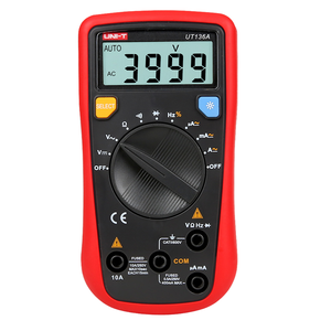 Multímetro multifuncional profesional UT136A 10A 500V, medidor de capacitancia Ohm Tester para reparación de teléfonos móviles, multímetro, 1 unidad - Product Image 1