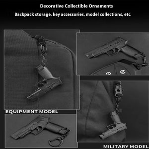 LT súng lục ABS Keychain 6.5cm LT bán buôn <span class=keywords><strong>Mini</strong></span> Súng đồ chơi Keychain P320 - Product Image 4