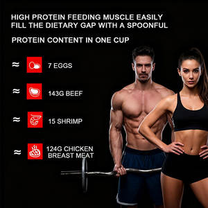 トレーニング用プライベートラベルスポーツサプリメント筋肉ビルディングチョコレートフレーバー2lbsホエイプロテインパウダー - Product Image 5