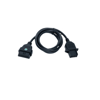 Câble d'extension OBD Volvo mâle-femelle 16 broches, câble adaptateur d'outil de diagnostic OBD2 alimenté, universel
