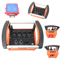 Control Remoto Inalámbrico Industrial IP65 a Prueba de Agua con 4 Sensores Hall, Interfaz Multipin y Receptor para Excavadora