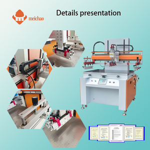 Nouvelle machine d'impression sérigraphique à plat pneumatique Meichao 6090 pour cartes, étiquettes, tubes et composants de moteur - Product Image 3