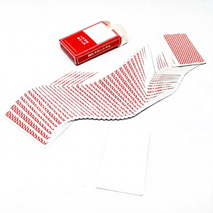 Cartas de Póker Publicitarias Picc, Papel Alemán de Núcleo Negro de 310g, Caja de Regalo, Dos Mazos, Logotipo Personalizado para Ajedrez y Entretenimiento de Cartas - Product Image 1