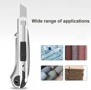 Brand New Office Utility Knife with 18mm Steel Art Cutter Blade Plastic Handle <b>for</b> Glue Application & Cutting-1PCS Knives - Product Image 2