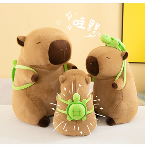 ตุ๊กตาคาปิบาร่ารูปจระเข้ ตุ๊กตาคาปิบาร่านุ่มพิเศษ ใยฝ้าย PP นุ่มมาก หมอนปลอบประโลม<span class=keywords><strong>เด็ก</strong></span> ช่วยผ่อนคลายความเครียด ขายส่ง - Product Image 3