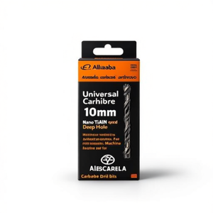 Foret universel en carbure de 10 mm, revêtement Nano TiAlN, pour machines-outils à trous profonds - Product Image 2