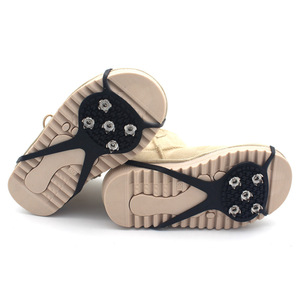 Crampons à glace de taille adulte pour enfants, crampons antidérapants, crampons en acier à 5 crampons pour glace et neige, crampons de traction pour chaussures et bottes - Product Image 5