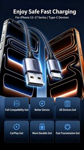 Câble UGREEN USB-A vers USB-C 3.0 pour charge rapide et synchronisation des données pour disque dur externe - Product Image 4