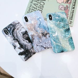 Чехол для телефона с цветным дизайном под мрамор для iPhone 11 Pro Max, Xs Max, XS, 7, 8 Plus - Product Image 1