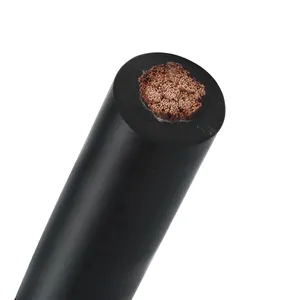 Cable flexible de cobre puro de batería de alambre de soldadura de 35mm 16mm 50mm 70mm negro