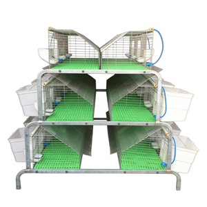 Jaula Metálica Apilable para Conejos, para Cría a Gran Escala, Recinto de <span class=keywords><strong>Malla</strong></span> Metálica Resistente para Granjas - Product Image 5
