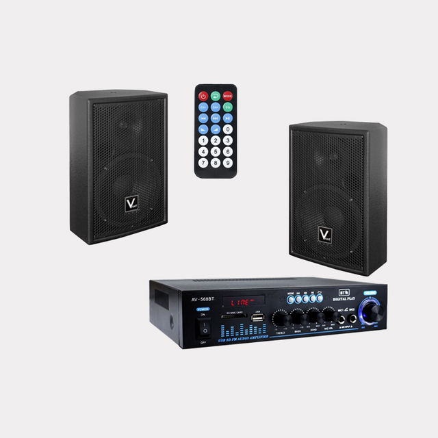 VANT AV-568 RM6.1 Audio Home Cinema 2.1 Channel Wood Speakers Full Set Sound System Home Theater