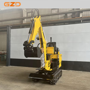 GZD 10.3hp Motor diésel Excavadora sobre orugas pequeña Mini excavadora - Product Image 3