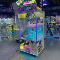 Machine de jeu de pêche à la grue de luxe à monnayeur avec accepteur de billets et fonction de préhension de cadeaux en anglais et en espagnol