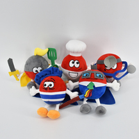 Jouets en peluche lestés 7 10 15 20 30cm personnalisés en usine, super doux avec doublure en maille de coton PP, fabricant de jouets en peluche personnalisable