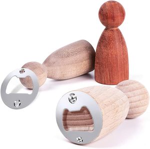 Insert d'ouvre-bouteille rond en métal argenté personnalisé, solide et poli, pour ouvre-bouteille de bière, pièces et quincaillerie - Product Image 4
