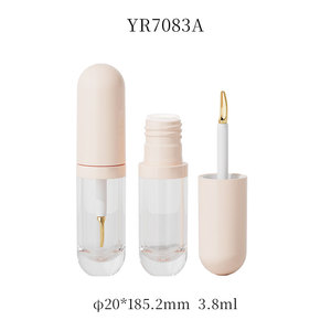 Tête d'applicateur de gloss à lèvres en alliage de zinc YRL037, 2 mm, tige hexagonale filetée dorée, accessoire pour flacon de gloss à lèvres, brosse cosmétique - Product Image 3