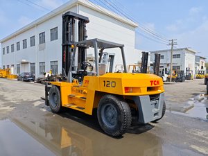 Original Japanese Komatsu/T-o-y-o-t-a/mitsubishi/KALMAR TCM 10/12/15/16/18/20/25 Ton Diesel Used Forklift truck <b>fork</b> position - Product Image 2