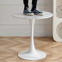 Table basse convertible au design incurvé en fer, style moderne et contemporain, ensemble de petites tables pour salon et salle à manger