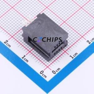 HEE08LP03BK Gold Finger Connector Through hole Component (THT),P=1.27mm Connector EDGE SLOT 1.27mm 8P Clamp Plate - Product Image 1