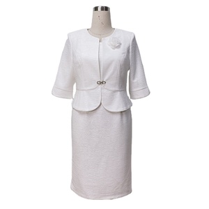 Robes de cérémonie élégantes et raffinées 2021, robe blanche pour femme, robe grande taille, vêtements pour femme, costumes pour femmes d'église, costumes de mariage - Product Image 4