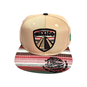 Meksika Düz Siperli Şapka Meksika Kızılderili Düz Siperli Beyzbol Şapkası Etnik Retro Tarz Meksika Hip-Hop Şapkası Özel Yapım - Product Image 2