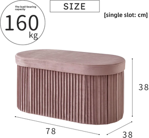 Banc ottoman moderne en <span class=keywords><strong>velours</strong></span> gris 2024, siège rembourré et <span class=keywords><strong>capitonné</strong></span> avec rangement, vente en gros d'usine, banc de bout de lit pour chambre à coucher - Product Image 4