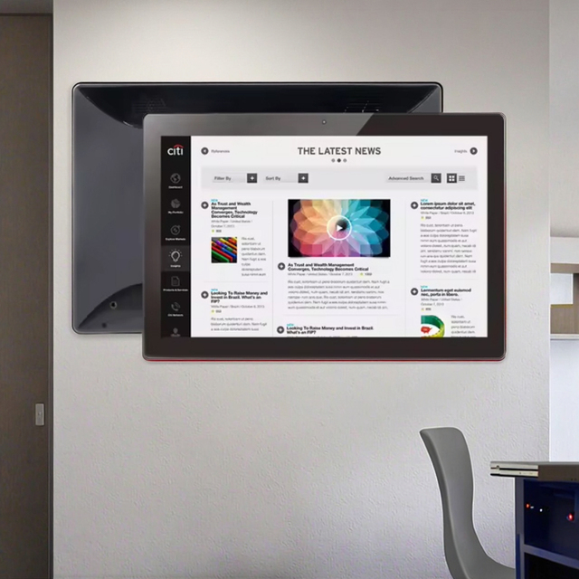 All-in-One 8 Inch HD LCD Touch Panel Android Tablet A64 Desktop Hotel Advertising Equipment 1280*800 resolution