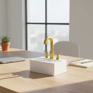 Fontana da Tavolo per Casa e Ufficio, Decorazione da Interno con Cascata, Luce LED e Pietra - Product Image 4