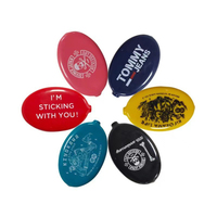 Porte-monnaie et pochette miniatures imperméables en PVC/silicone/caoutchouc avec logo personnalisé, impression UV, fabricant OEM