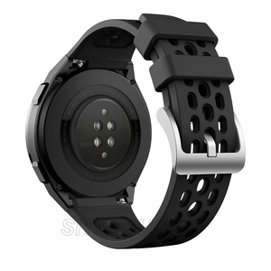 Lionorm hai giai điệu 22mm Silicone Watchband thay thế ban nhạc dây đeo cổ tay thoáng khí thông minh dây đeo đồng hồ cho Huawei xem gt2e correa - Product Image 4