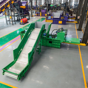 Presse à balles hydraulique, machine <span class=keywords><strong>de</strong></span> compactage pour <span class=keywords><strong>carton</strong></span>, plastique, textile, vêtements usagés, bouteilles en PET - Product Image 1