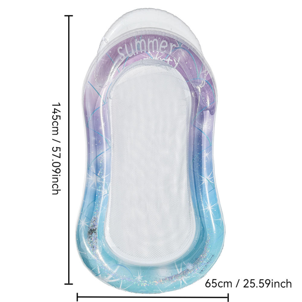 Sillón reclinable azul estrellado con lentejuelas