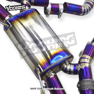 Sistema de escape de rendimiento de coche AYTO para BMW X3M/X4M F97/F98 3,0 T 2019-2023 silenciador Valvetronic de tubo medio único de titanio - Product Image 4