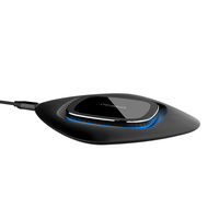 Chargeur sans fil QI de haute qualité avec prix d'usine CE, FC, ROSH pour smartphone, chargeur sans fil en bois, chargeur sans fil 10w