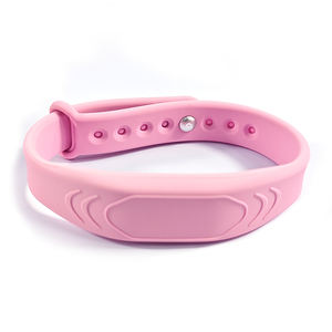Ajustable a prueba de agua NFC NTAG213 NTAG215 NTAG216 NFC 13,56 MHz LOGOTIPO personalizado Pulsera <span class=keywords><strong>RFID</strong></span> Pulsera de silicona - Product Image 5