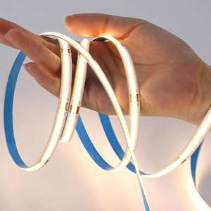 ไฟแถบ LED COB แบบหรี่แสงได้ Dotsfree 12V 24V 320 ดวง/เมตร ขนาด 8 มม. RA90 CRI90 สีขาว 3000K 4000K 6500K สำหรับตกแต่งบ้าน - Product Image 5